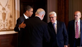 Abbas-Obama-Netanyahu-WH