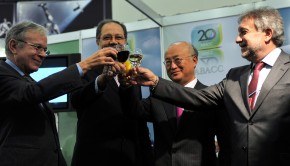 IAEA Director General Yukiya Amano at the ABACC Exhibit at the IAEA 55th General Conference. Vienna, Austria, 20 September 2010.

Photo Credit: Dean Calma / IAEA