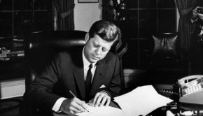 Kennedy signs Proclamation 3504